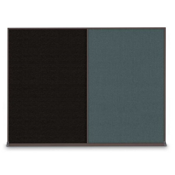 Double Door Radius Plus Corkboard, 60"X